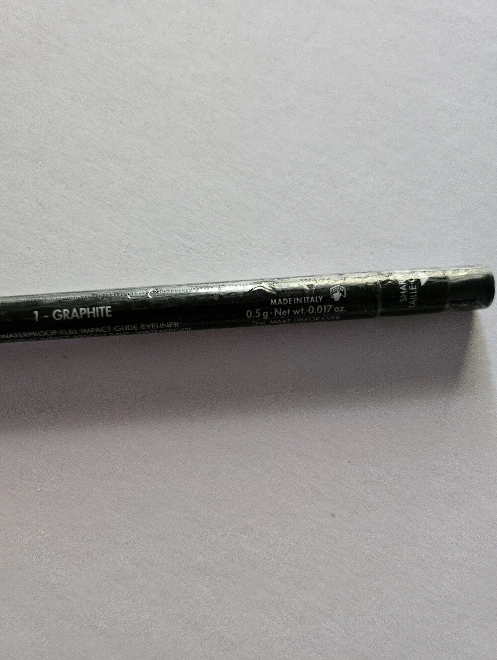 NEW Makeup Forever Aqua Resist Color Pencil Black Graphite Liner .5g waterproof